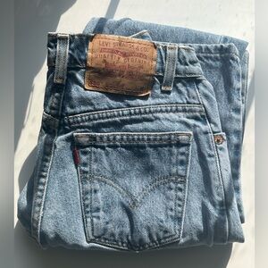 Levi’s Jeans | Levi’s vintage light wash 550 relaxed fit, tapered leg size 3 jr